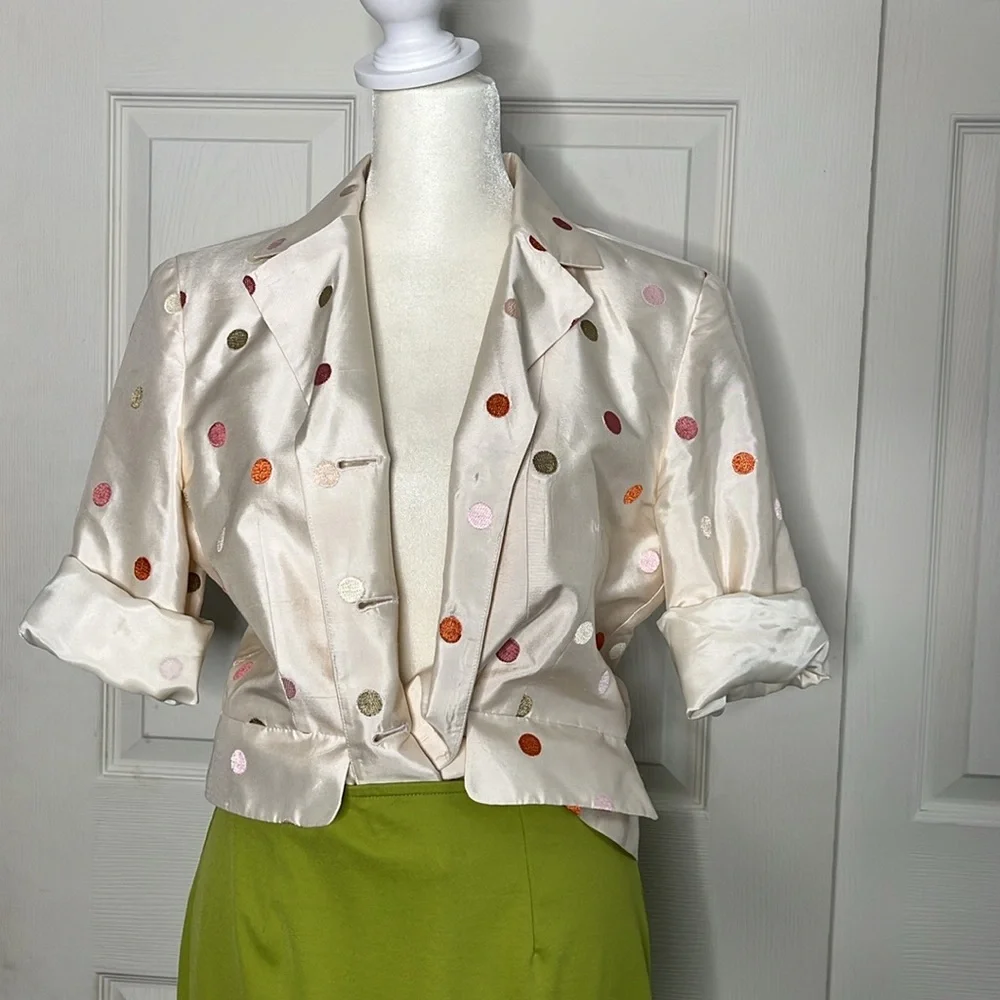 Express Tricot Vintage 90s Moss Green Midi Skirt XS